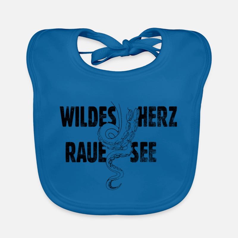 Wildes Herz Baby Bio-Lätzchen