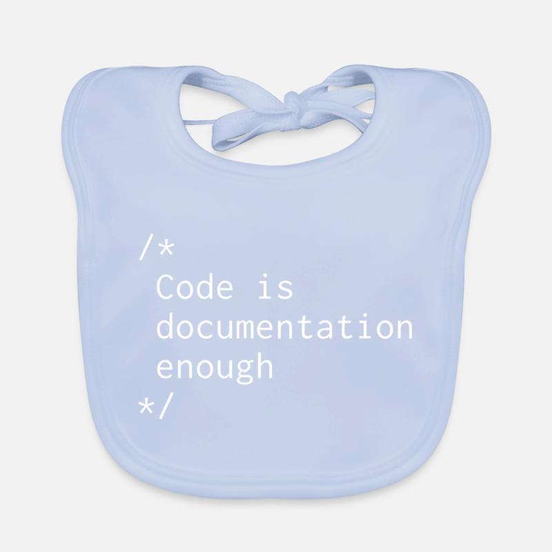 Code Coder Programmer Developer Developer Organic Baby Bibs