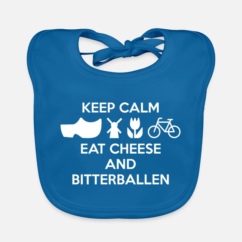 AVM - KEEP CALM - CHEESE AND BITERBALLS W Organic Baby Bibs
