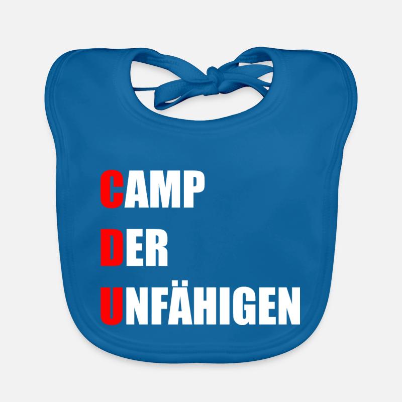 CDU Camp de l’incompétent Drôle Bavoir bio Bébé