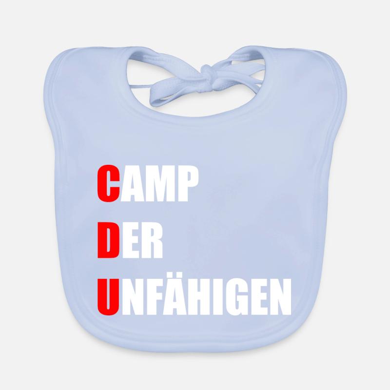 CDU Camp de l’incompétent Drôle Bavoir bio Bébé