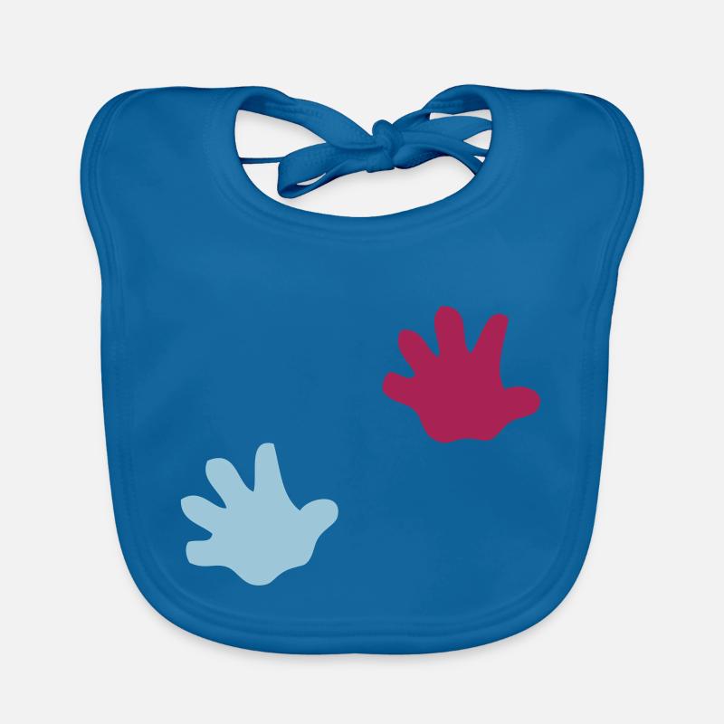 trace bebe main empreinte Bavoir bio Bébé