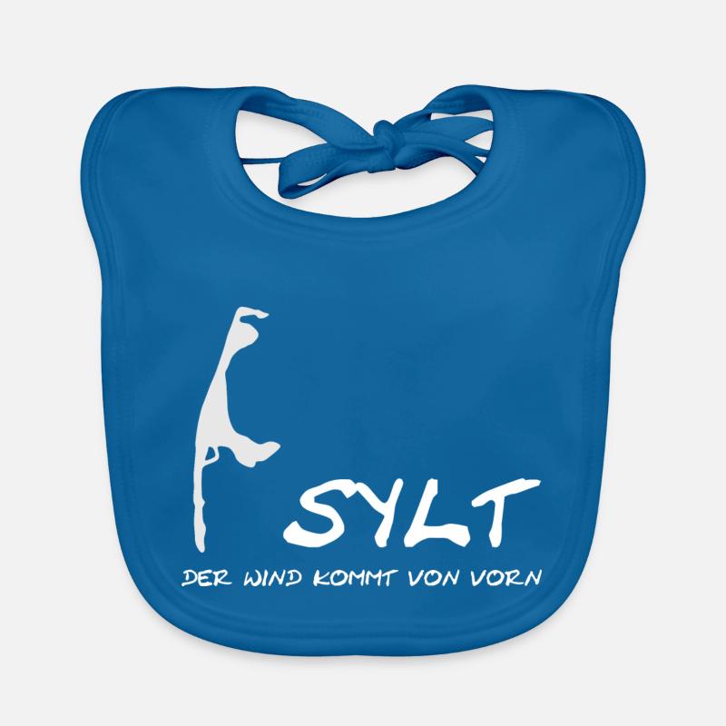 Sylt - the wind comes from the beginning Organic Baby Bibs
