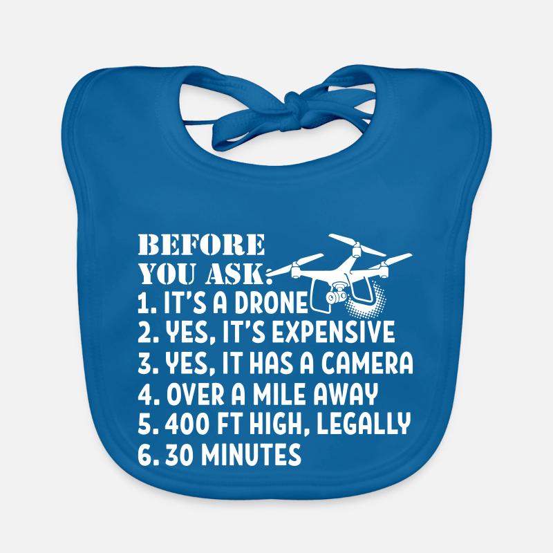 It's A Drone Baby Bio-Lätzchen