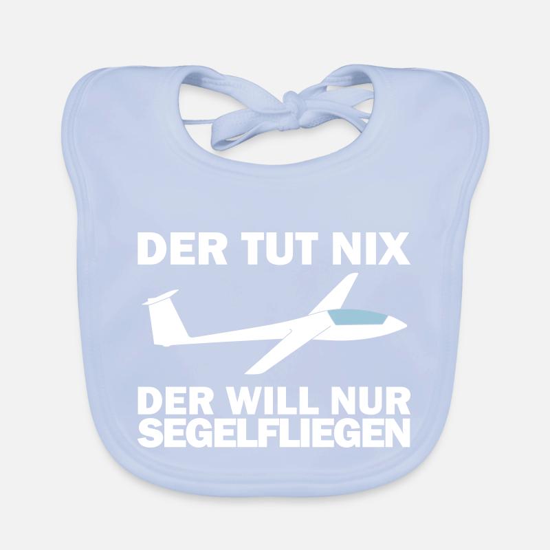Only glider pilot glider pilot glider Organic Baby Bibs