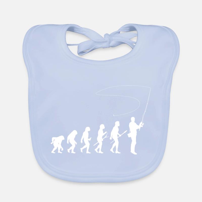 Evolutionsfischen, Darwin, Fischer, Humor, Geschenk Baby Bio-Lätzchen