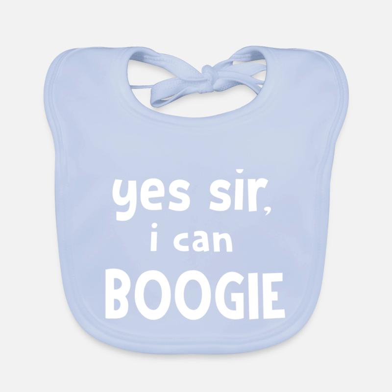ja, mein Herr, ich kann Boogie tanzen Baby Bio-Lätzchen