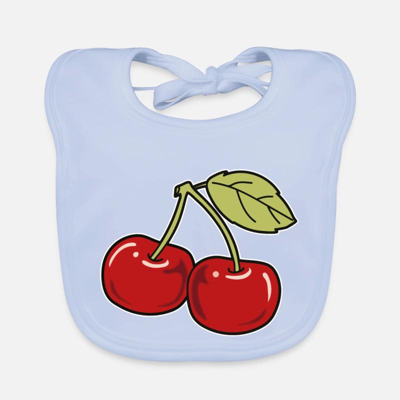 Kirsche Baby Bio-Lätzchen