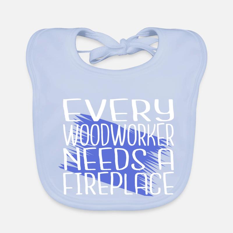 logging union carpenter cabinetmaker Organic Baby Bibs