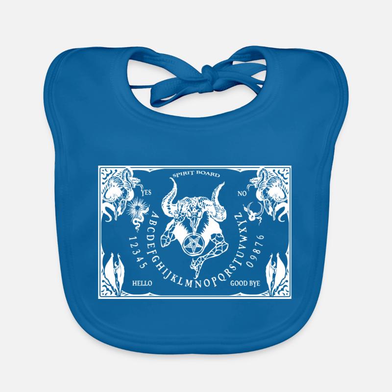 Spirit board & Planchette Halloween Devil Organic Baby Bibs