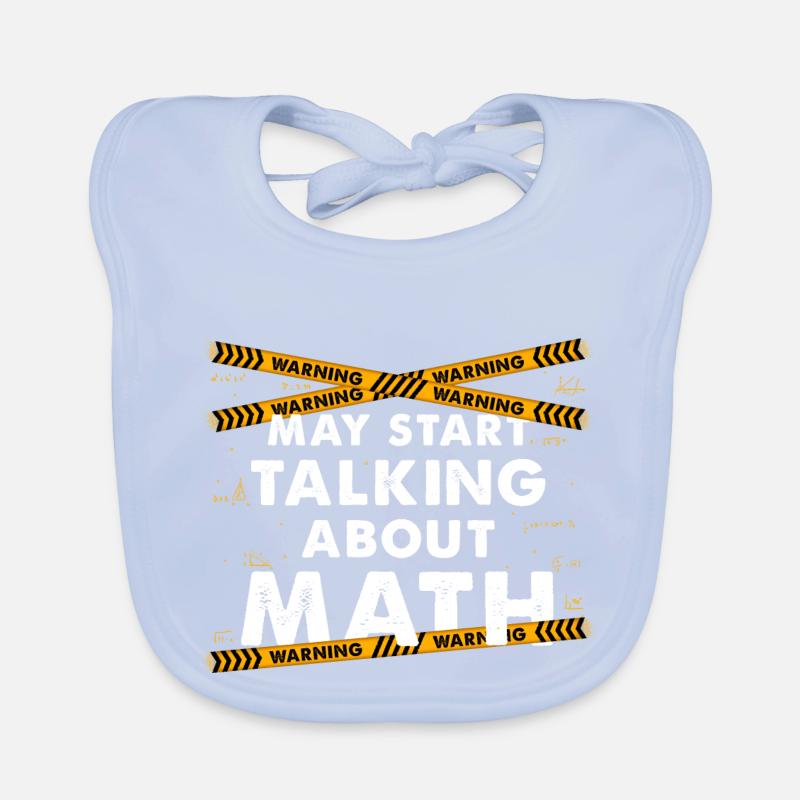 May Start Talking About Math Organic Baby Bibs