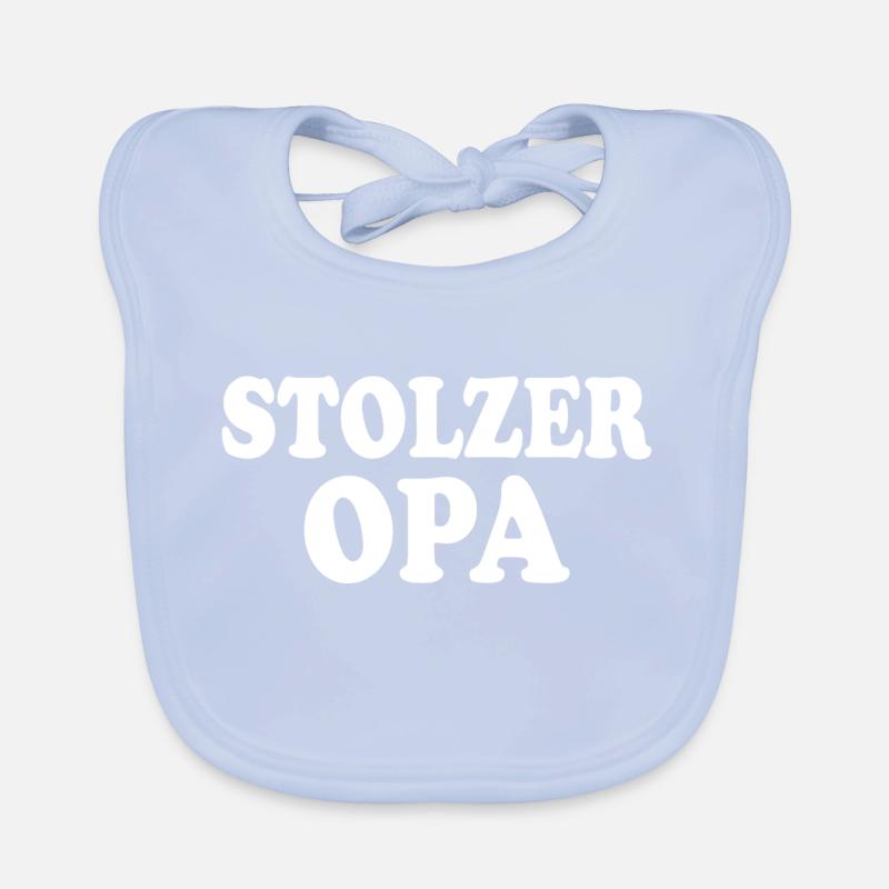 Stolzer opa Baby Bio-Lätzchen