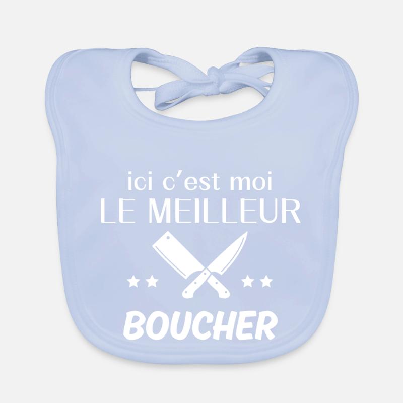 I'M THE BEST BOUICHER Organic Baby Bibs