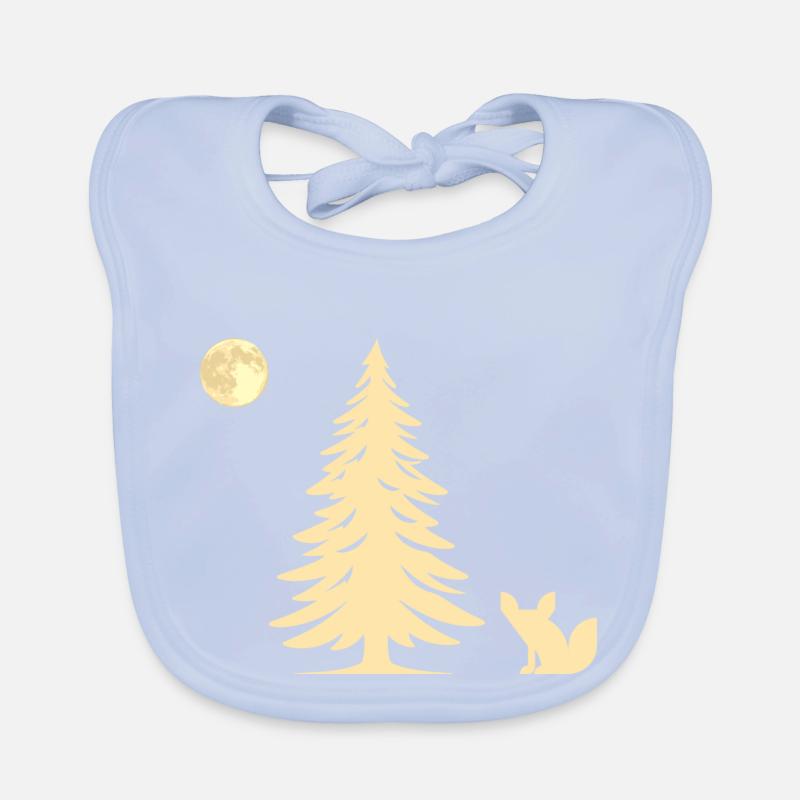 Fuchs im Wald - Geschenkidee Baby Bio-Lätzchen