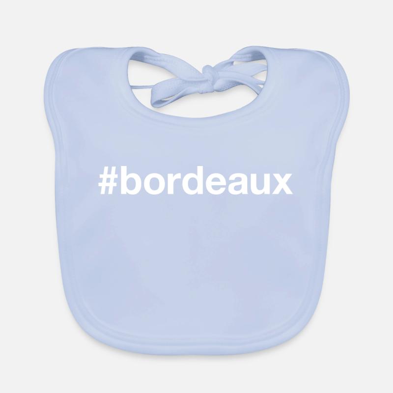 Bordeaux Hashtag Bavoir bio Bébé