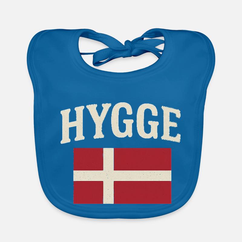 Hygge - Bavoir bio Bébé - bleu paon