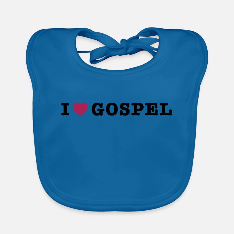 mp_i_love_gospel Baby Bio-Lätzchen