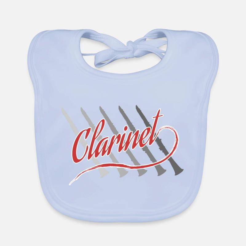 Klarinette Baby Bio-Lätzchen