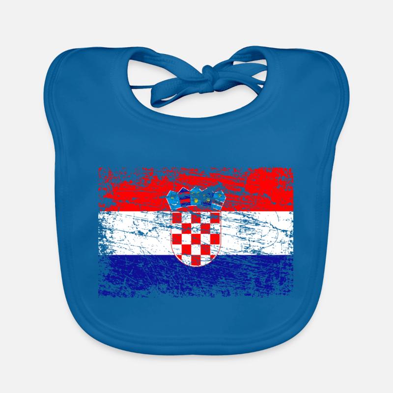 Drapeau de la Serbie Bavoir bio Bébé