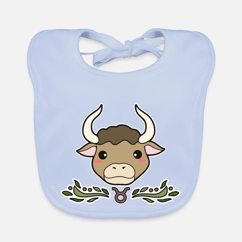 Stier Sternzeichen Baby Bio-Lätzchen