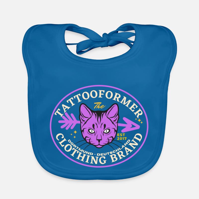 Violet Cat Baby Bio-Lätzchen