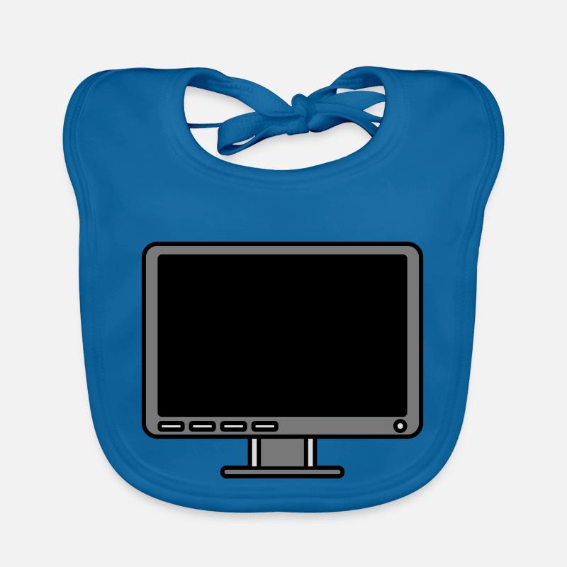 Icon Logo Computer Bildschirm Baby Bio-Lätzchen