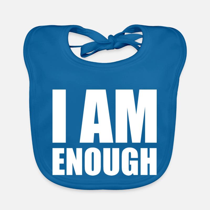I am enough Organic Baby Bibs