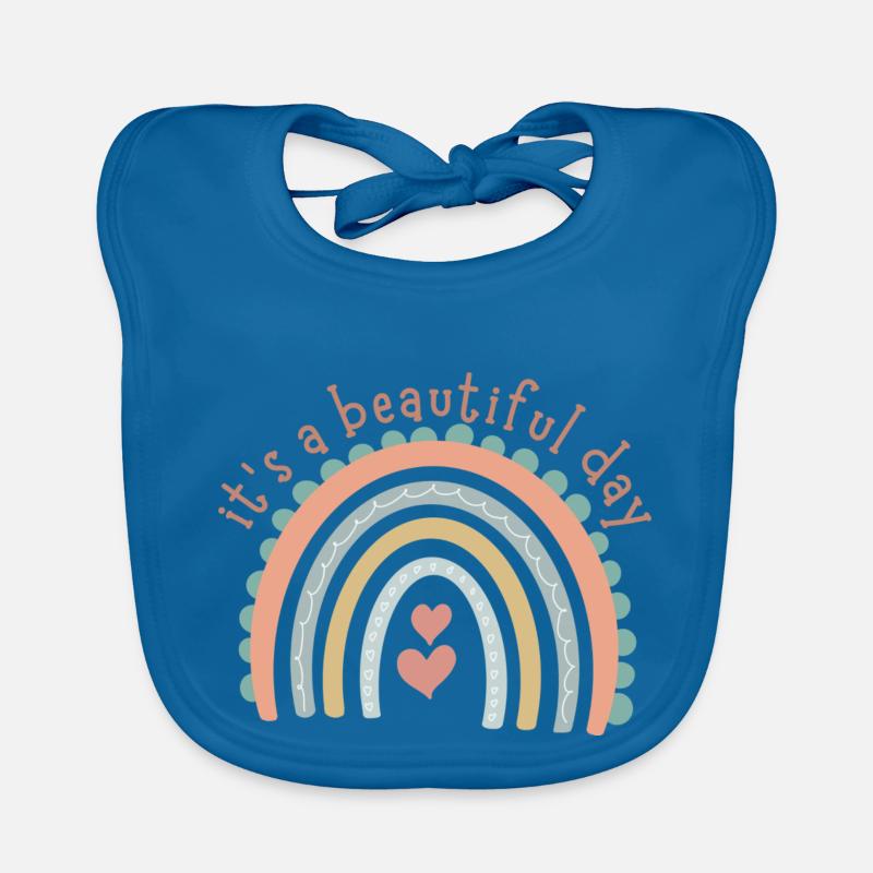 Rainbow Kollektion Baby Bio-Lätzchen