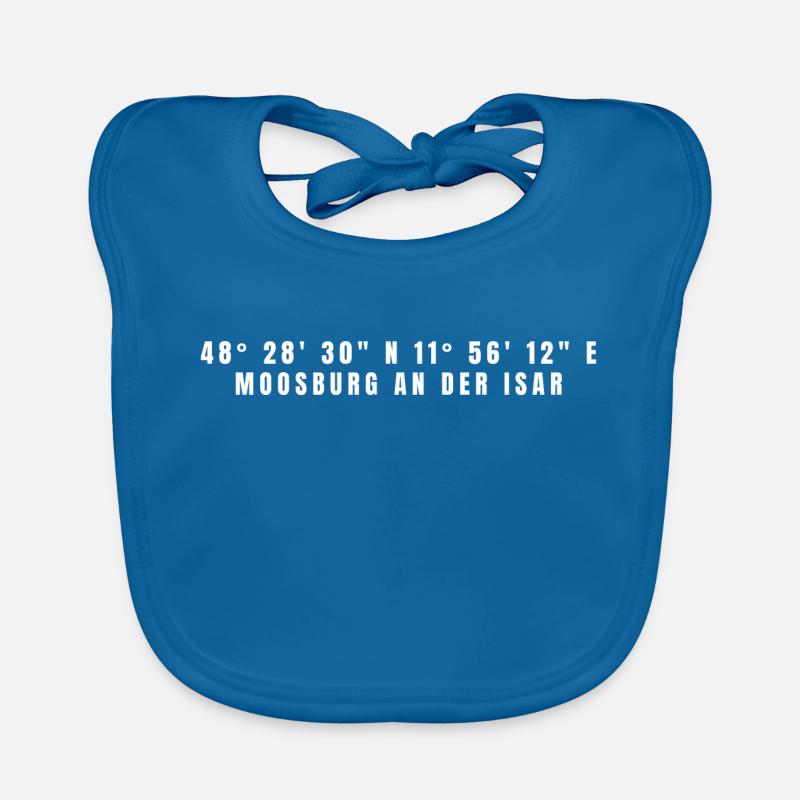 Moosburg an der Isar Bavaria Coordinates Organic Baby Bibs