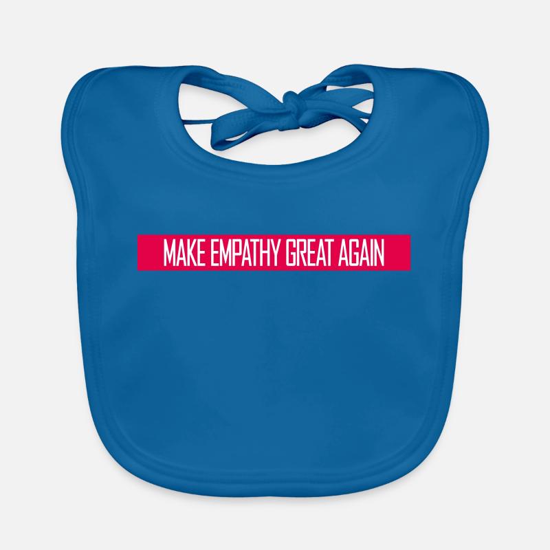 Make Empathy Great Again Politisch Statement Hoffn Baby Bio-Lätzchen