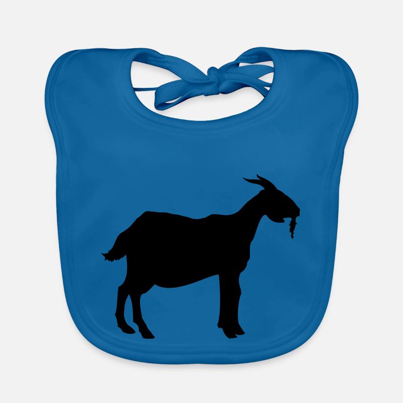 goat animal Organic Baby Bibs
