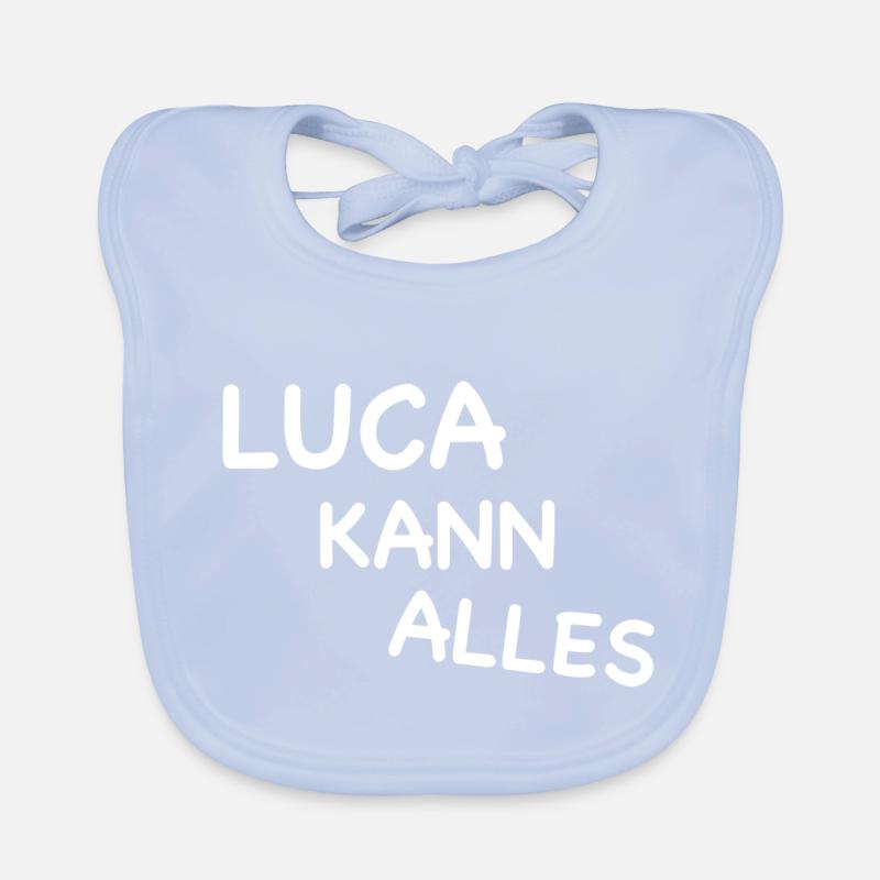 LUCA KANN ALLES I Luca ist einzigartig Baby Bio-Lätzchen