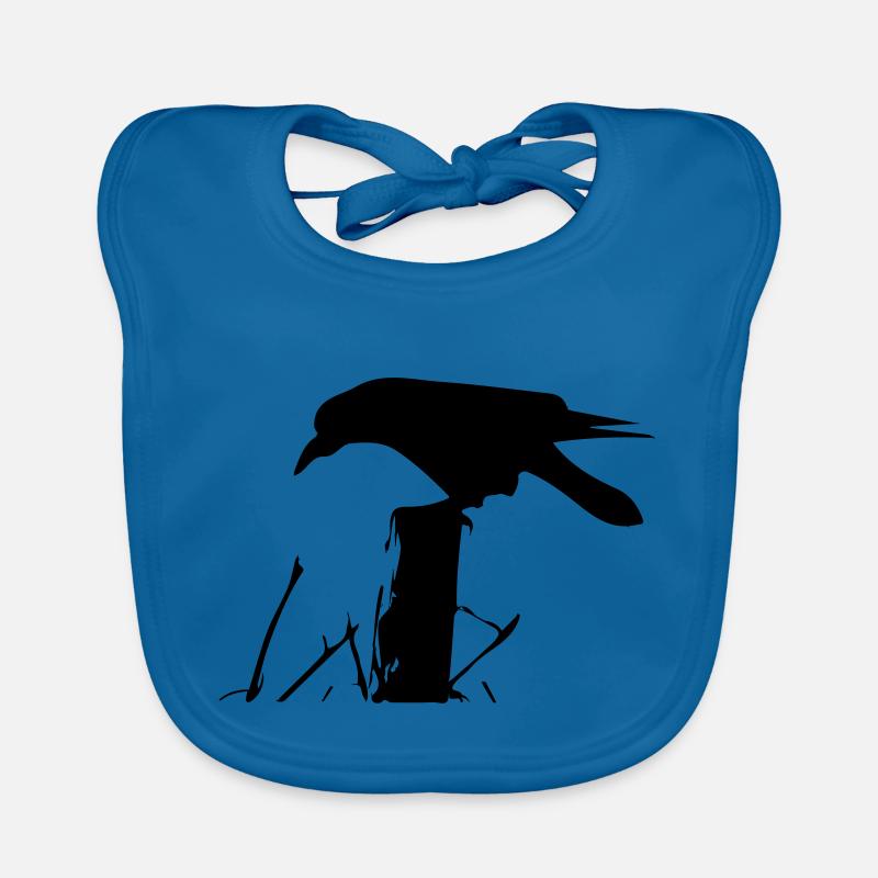 raven Organic Baby Bibs