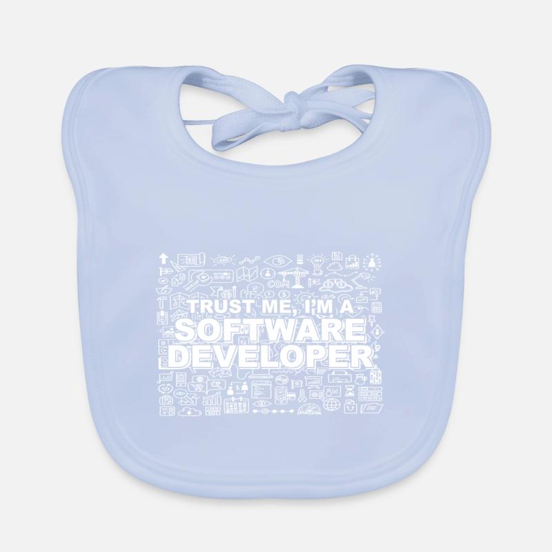 Trust Me, I'm a Software Developer Organic Baby Bibs