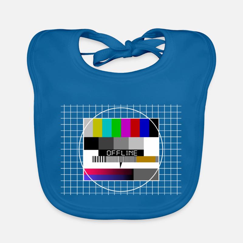 déconnecté, internet, image d’essai, tv Bavoir bio Bébé