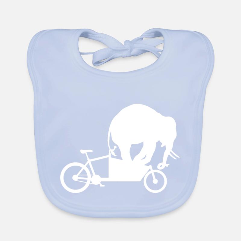 Roue d'éléphant Bavoir bio Bébé