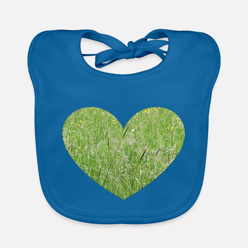 Grass heart Organic Baby Bibs