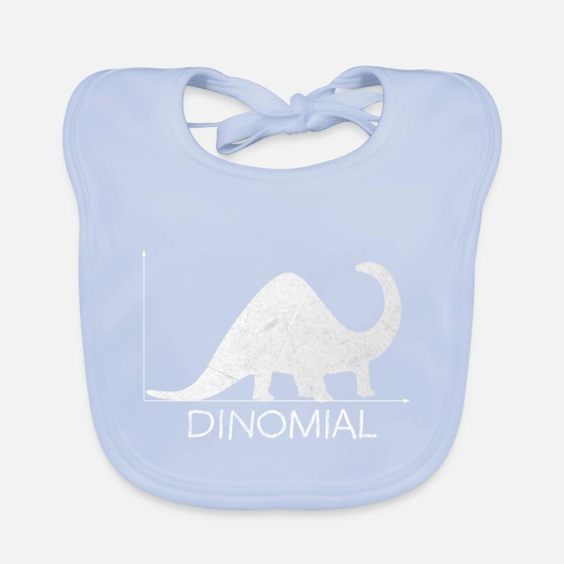 Binomial Dinomial Mathematician Stochastics Organic Baby Bibs