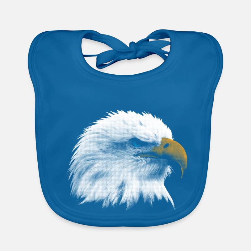 Bald eagle Organic Baby Bibs