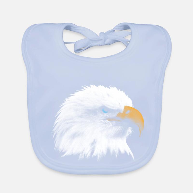 Bald eagle Organic Baby Bibs