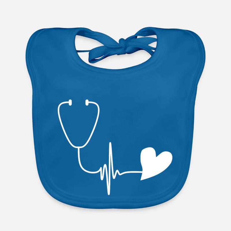 Nurse Krankenschwester Corona Organic Baby Bibs