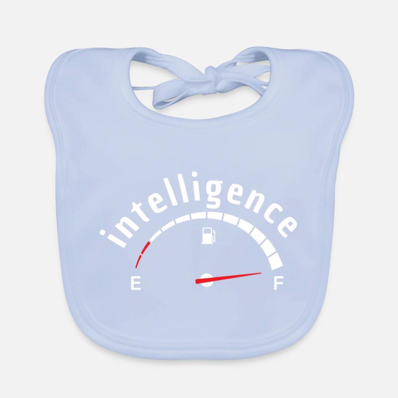Intelligence(Lustige sprüche) Baby Bio-Lätzchen