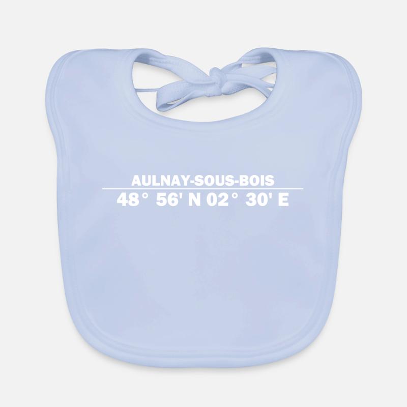 Aulnay-sous-Bois coordinates Organic Baby Bibs