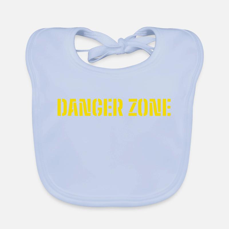 DANGER ZONE Bavoir bio Bébé