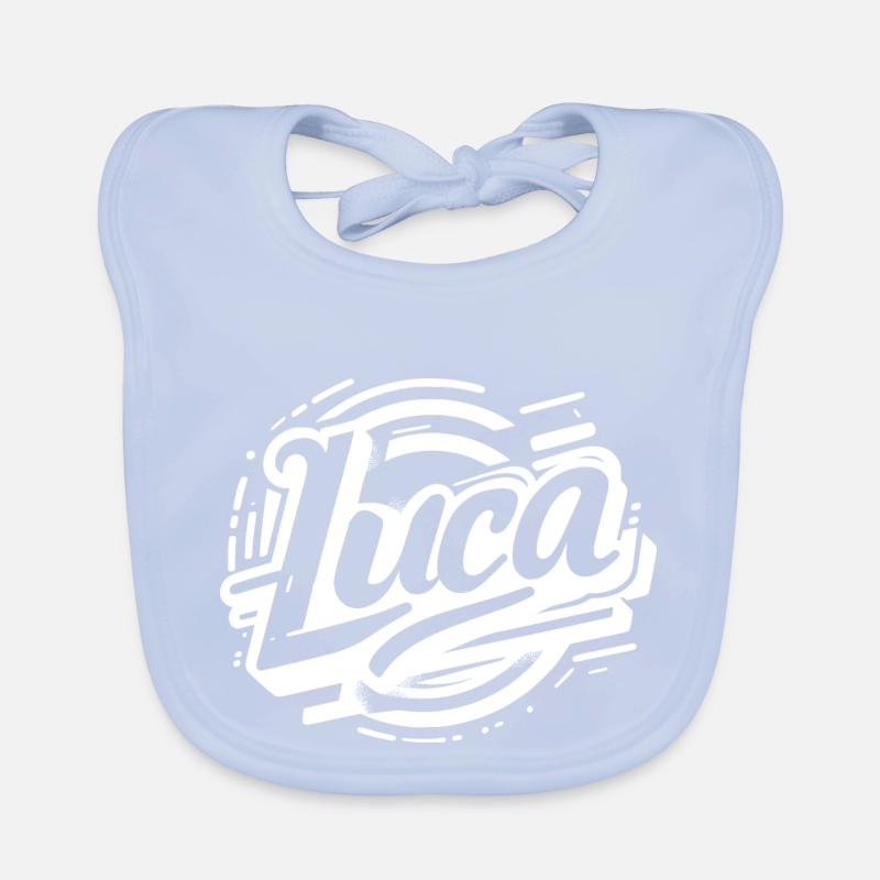 Luca Nom Graffiti Bavoir bio Bébé