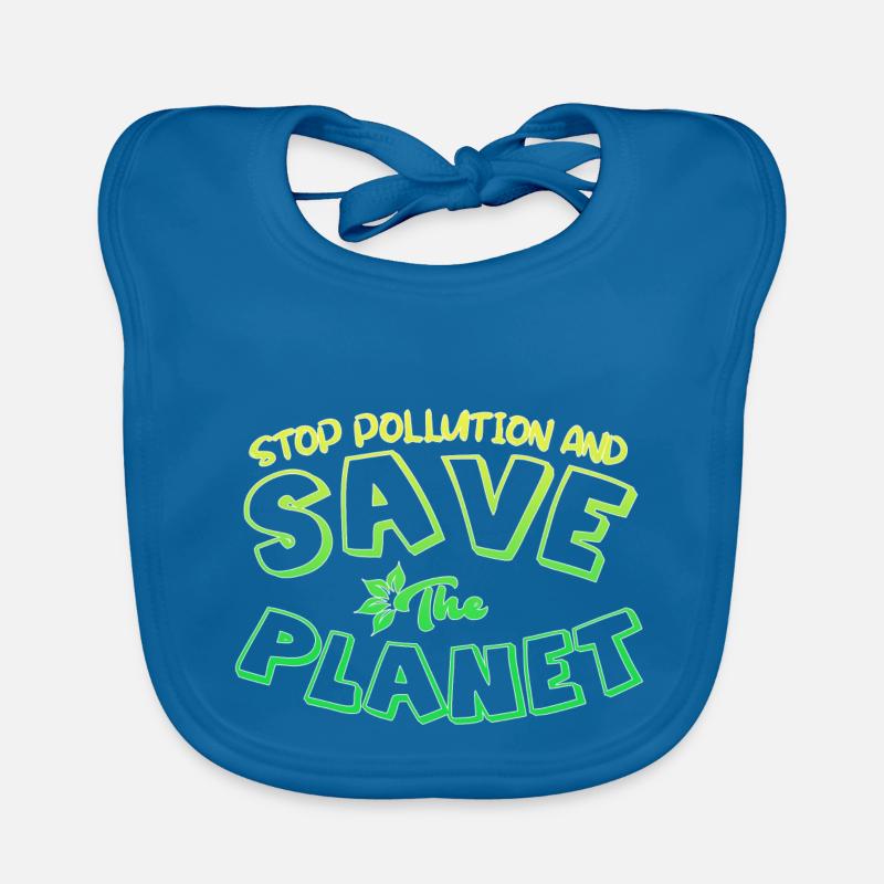Pollution de l’environnement Bavoir bio Bébé