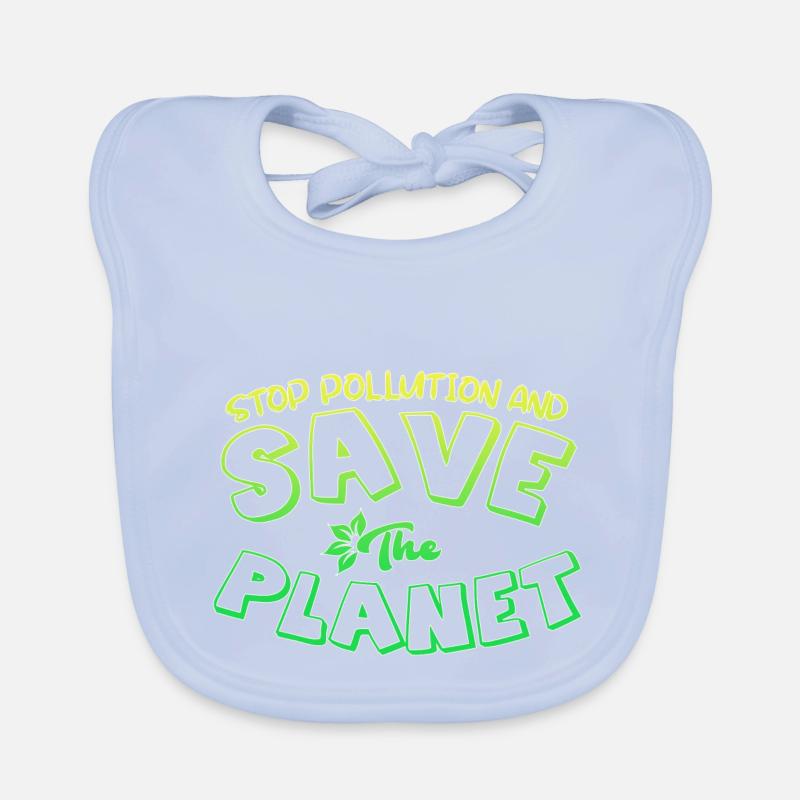Environmental pollution Organic Baby Bibs
