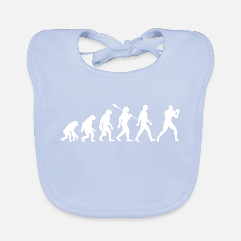Evolution - Boxe, Arts martiaux, Entraînement de boxe Bavoir bio Bébé