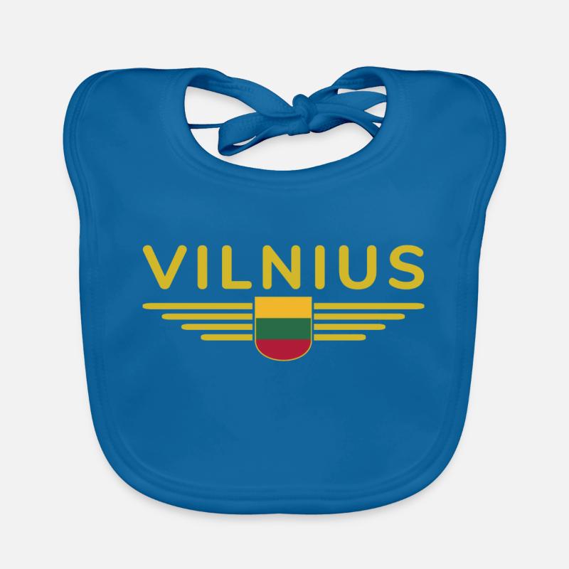 T-shirt Vilnius – Déclaration élégante Bavoir bio Bébé