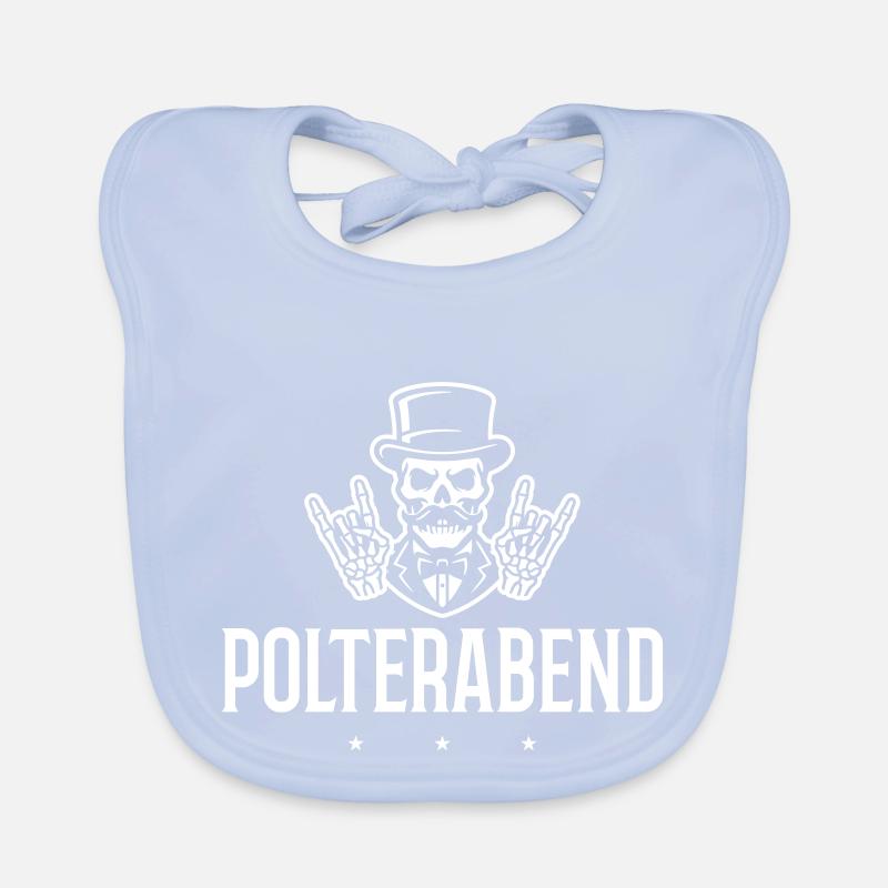 Polterabend Bräutigam Baby Bio-Lätzchen